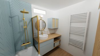 Salle de bain doux bleu (8)
