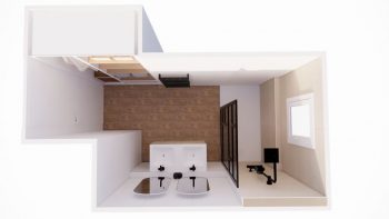 Salle de bain Rayssac vue de dessus